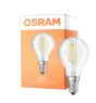 Osram Parathom Classic LED E14 Esférica con Filamento Clara 4W 470lm - 827 Luz muy Cálida | 3 Step Dim - Reemplazo 40W
