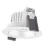 Ledvance Foco LED Adjust Aluminium Blanco 8W 640lm 36D - 927 Luz muy Cálida | Recorte 68mm - IP20 - Mejor reproducción de color - Regulable