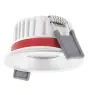 Ledvance Foco LED Fire Rated Aluminium Blanco 8W 680lm 36D - 930 Luz Cálida | Recorte 68mm - IP65 - Mejor reproducción de color - Regulable