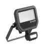 Ledvance Proyector LED Aluminium Negro 17W 2400lm 100D - 840 Blanco Frio | IP65 - Sensor De Movimiento Y Luz - Simétrico