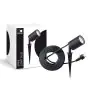 D'Lite Pico Luz Fuse Cable De Alimentación Negro | IP65 - Apta para 1x GU10 | incl. cable 2 Meter
