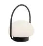 Nordlux Lámpara De Mesa Sponge Batería Negro 4.8W 300lm - 827 Luz Muy Cálida | 3 Pasos Regulable