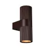 Nordlux Kyklop Luz De Pared Aluminium Oxidado  Up & Down | Apta para 2x GU10