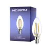 Noxion Lucent LED E14 Vela con Filamento Clara 2.5W 250lm - 827 Luz muy Cálida | Regulable - Reemplazo 25W