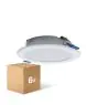 Multipack 6x Multipack 6x Downlight LED Pan 6W 480lm 840 Blanco Frio | 93mm - Recorte 75mm