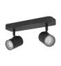 Eglo Luz de techo Consuma 1 Acero Negro | IP44 - Apta para 2x GU10 