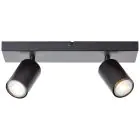 Brilliant Jello Luz de techo Metal Mate Negro 9W 690lm - 830 Luz Cálida | Incl. 2x GU10