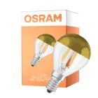 Osram Classic LED E14 Esférica Con Filamento Clara 4W 380lm - 827 Luz Muy Cálida | Reemplazo 34W