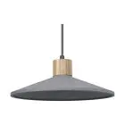 Ledvance Decor Hormigón/Acero/Madera Colgante De Luz 320 Oscuro Gris | Apta para E27