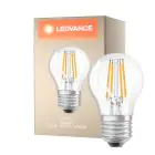 Ledvance Classic LED E27 Pera con Filamento Clara 4.2W 470lm - 927 Luz muy Cálida | Mejor reproducción de color - Regulable - Reemplazo 40W