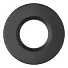 Ledvance Foco Combo Fire Rated Circulo Fix Negro