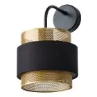 Ledvance Decor Hornet Luz De Pared Negro | Apta para E27
