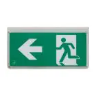 Ansell Doble cara Seña Flecha Izquierda and Derecha para LED Señal de salida de emergencia Eagle 3-in-1