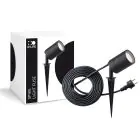 D'Lite Pico Luz Fuse Cable De Alimentación Negro | IP65 - Apta para 1x GU10 | incl. cable 2 Meter
