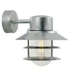 Nordlux Blokhus Luz De Pared Acero y Vidrio Gris | IP54 - Apta para E27