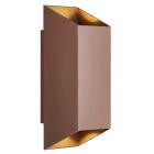 Nordlux Nico Luz De Pared Aluminium Oxidado Up & Down | IP54 - Apta para 2x GU10