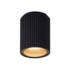Nordlux Kyklop Luz de techo Aluminium y Vidrio Negro | 86mm - IP54 - Apta para GU10