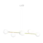 Emibig Colgante De Luz Gravity Acero Blanco | Apta para 6x E14 - Max 10W