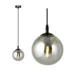 Emibig Colgante De Luz Cosmo Acero Negro | Apta para 1x E14 - Max 10W