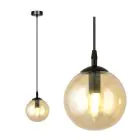 Emibig Colgante De Luz Cosmo Acero Negro | Apta para 1x E14 - Max 10W