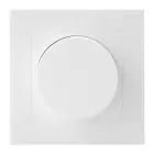 Noxion Placa de cubierta para Dimmer LED | Borde duro - Blanco