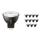 Multipack 12x Philips Master LED Foco GU4 MR11 3.5W 200lm 24D - 827 | Reemplazo 20W