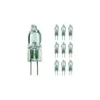 Multipack 10x Philips Microprojection Halógeno G4 Bulbo Focusline 10 W 