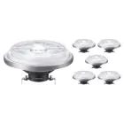 Multipack 6x Philips MASTER LED Foco G53 AR111 14.8W 875lm 45D - 927 Luz muy Cálida | Mejor reproducción de color - Regulable - Reemplazo 75W