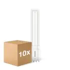 Multipack 10x Philips Corepro PL-L LED 8W 960lm - 830 Luz Cálida | 4-Pines - Reemplazo 18W