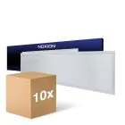 Multipack 10x Noxion Panel LED Ecowhite V4.0 28W 3360lm - 830-840-865 CCT | 120x30cm - UGR 