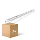 Multipack 4x Noxion Pantalla Click Reflector V2 LED T8 | Apta para 2x 150cm Tubo LED