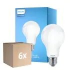 Multipack 6x Philips Corepro LED Bulbo E27 Pera Mate 13W 2000lm - 865 Luz de Día | Reemplazo 120W