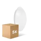 Multipack 5x Ledvance Surface Circular 250 Blanco 13W 920lm - 830 Luz Cálida | con Sensor - IP44 - Reemplazo 2x13W