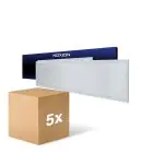 Multipack 5x Noxion Panel LED Ecowhite V4.0 28W 3200lm - 830 Luz Cálida | 120x30cm - UGR 