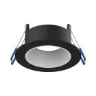 Noxion Foco LED Ares Profundo ring Negro - con Inner Circulo Blanco | Recorte 68mm - incl. GU10 Fitting
