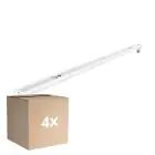 Multipack 4x Noxion Pantalla Click V2 LED T8 | Apta para 1x 60cm Tubo LED