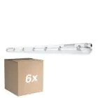 Multipack 6x Ledvance Pantalla LED Estanca Prueba De Vapor Value 25W 3000lm - 840 Blanco Frio | 150cm