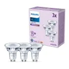 Multipack 3x Philips Foco LED GU10 PAR16 4W 275lm 36D - 840 Blanco Frio
