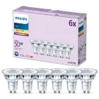 Multipack 6x Philips Foco LED GU10 PAR16 5W 355lm 36D - 827 Luz Muy Cálida