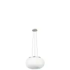 Eglo Colgante De Luz Optica Acero Níquel Satinado | Apta para 2x E27