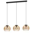 Eglo Colgante De Luz Venezuela Negro, Oro | Apta para 3x E27