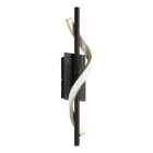 Eglo Luz De Pared Conaprato Acero Brushed Latón, Negro 8.8W 1050lm - 827-840-865 CCT | Regulable